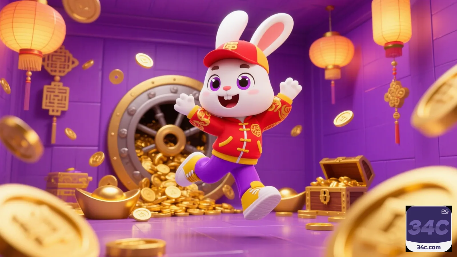 Jogador acessando o cassino 34c com confiança em uma plataforma segura e premium.